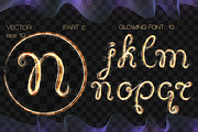 ALPHABET BENGAL SPARKS / BRUSHES /, a Symbol Font by Nadin_Lebedeva (Thumbnail 4 of 9)