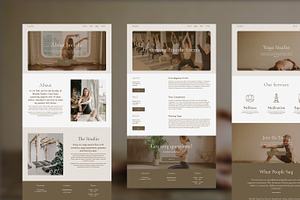 Squarespace Yoga Studio Template