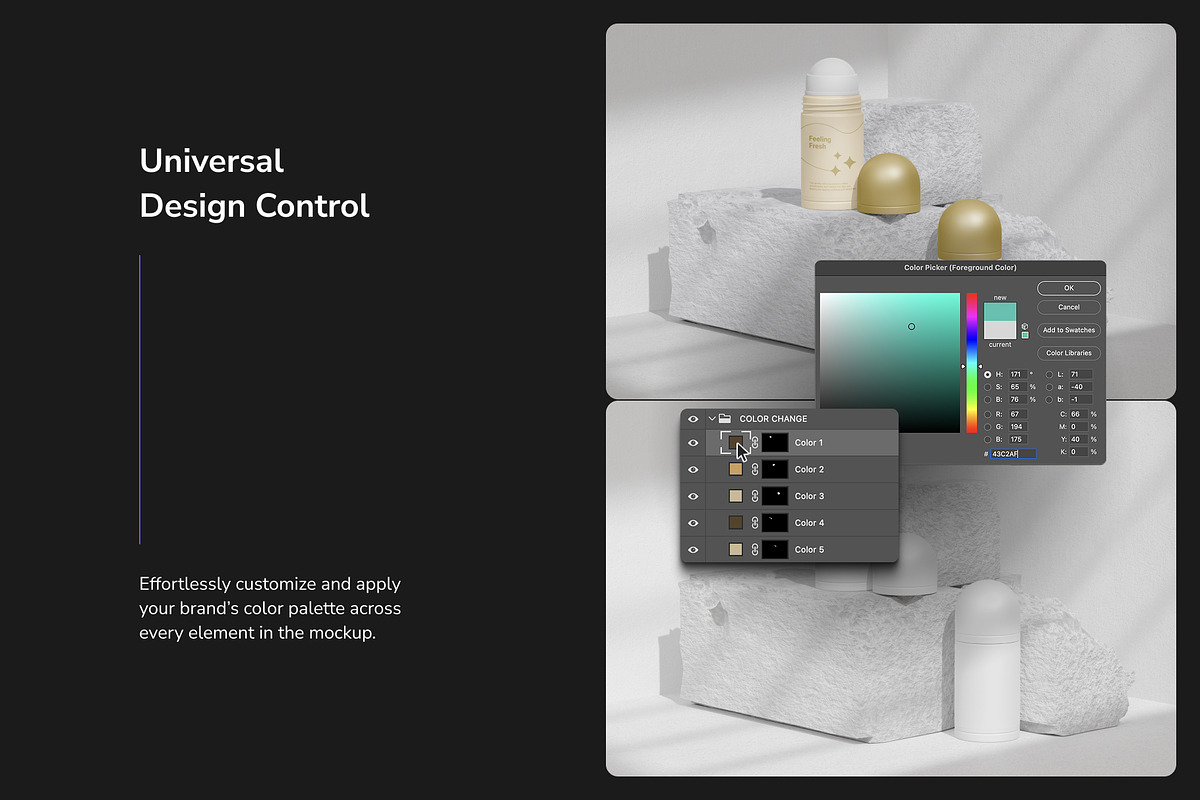 Skincare & Beauty Packaging Mockup, a Packaging Mockup by Arvalamockup (Photo 2 of 10)
