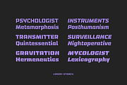 Lokoxi Stencil Pro - Rounded Family, a Sans Serif Font by Anfound Type (Thumbnail 15 of 16)