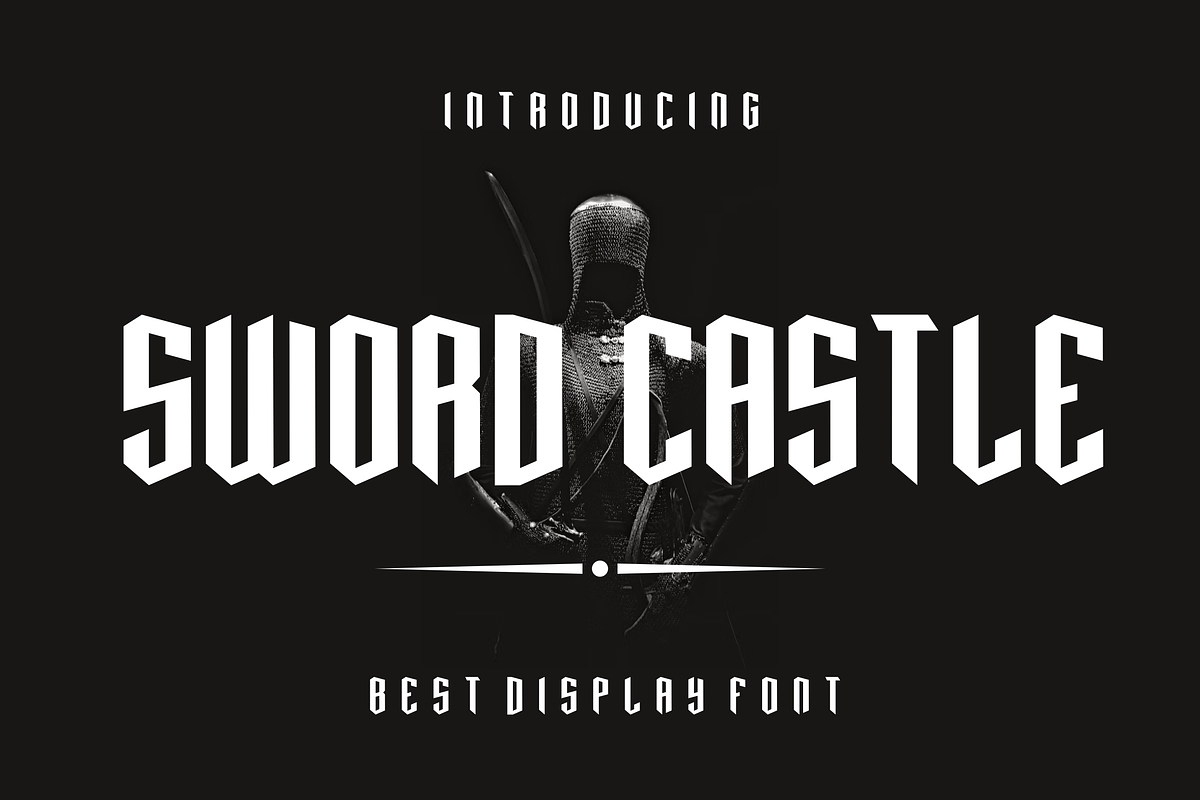 Sword Castle Font, a Serif Font by majesticlogo (Photo 1 of 6)