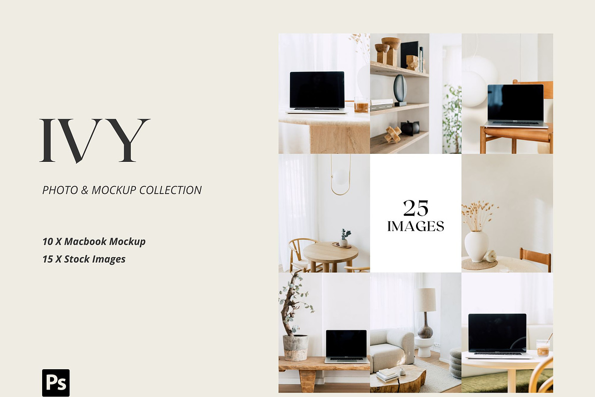 MOCKUP COLLECTION: IVY, a Books & Magazine Mockup by Studio Phylicia (Photo 1 of 11)