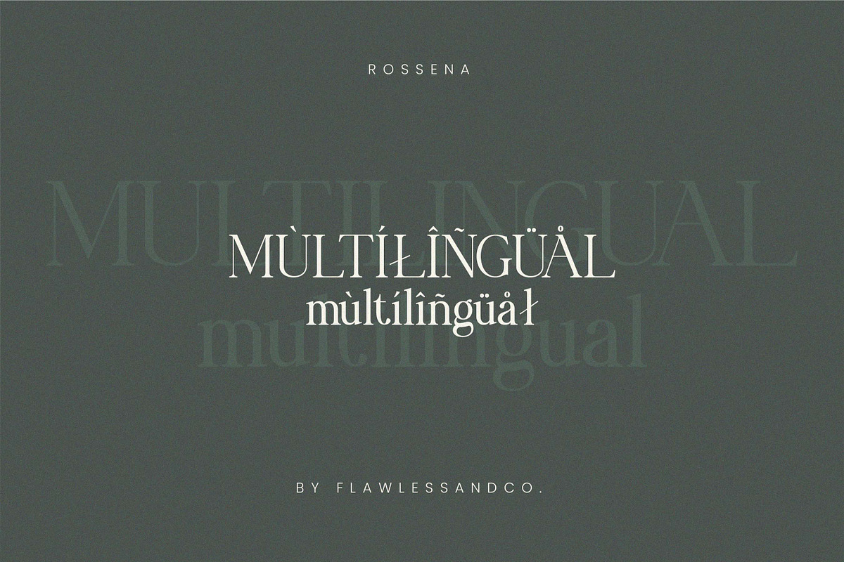 Rossena - Retro Serif Font, a Serif Font by Flawless And Co (Photo 9 of 9)