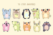 Charming Animals, an Illustration by Alina Sh (Thumbnail 2 of 8)