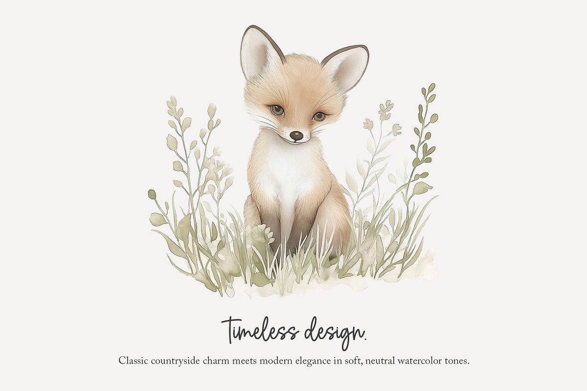 85 forest animal clip art, an Animal Illustration by Poppy Lane Studio (Photo 3 of 10)