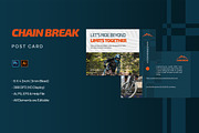 Chain Break - Postcard, a Print Template by StreaksideStd (Thumbnail 1 of 3)