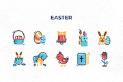 120 Holiday Icons, an Outline Icon by Flat Icons (Thumbnail 6 of 13)