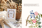 Autumn meadow Watercolor Floral, a Seasonal Illustration by Pattern + watercolor (Thumbnail 2 of 14)