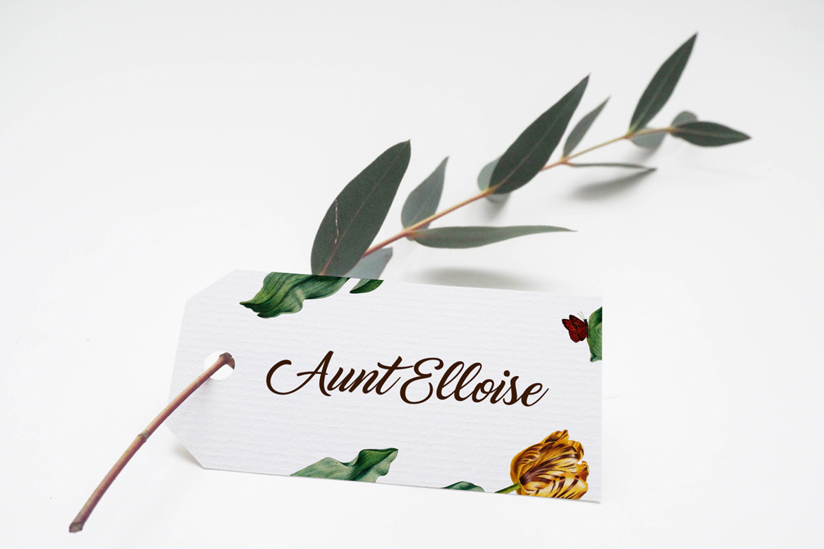 Name Place Card Mockup, a Print Template by Europe.graphics (Photo 2 of 3)