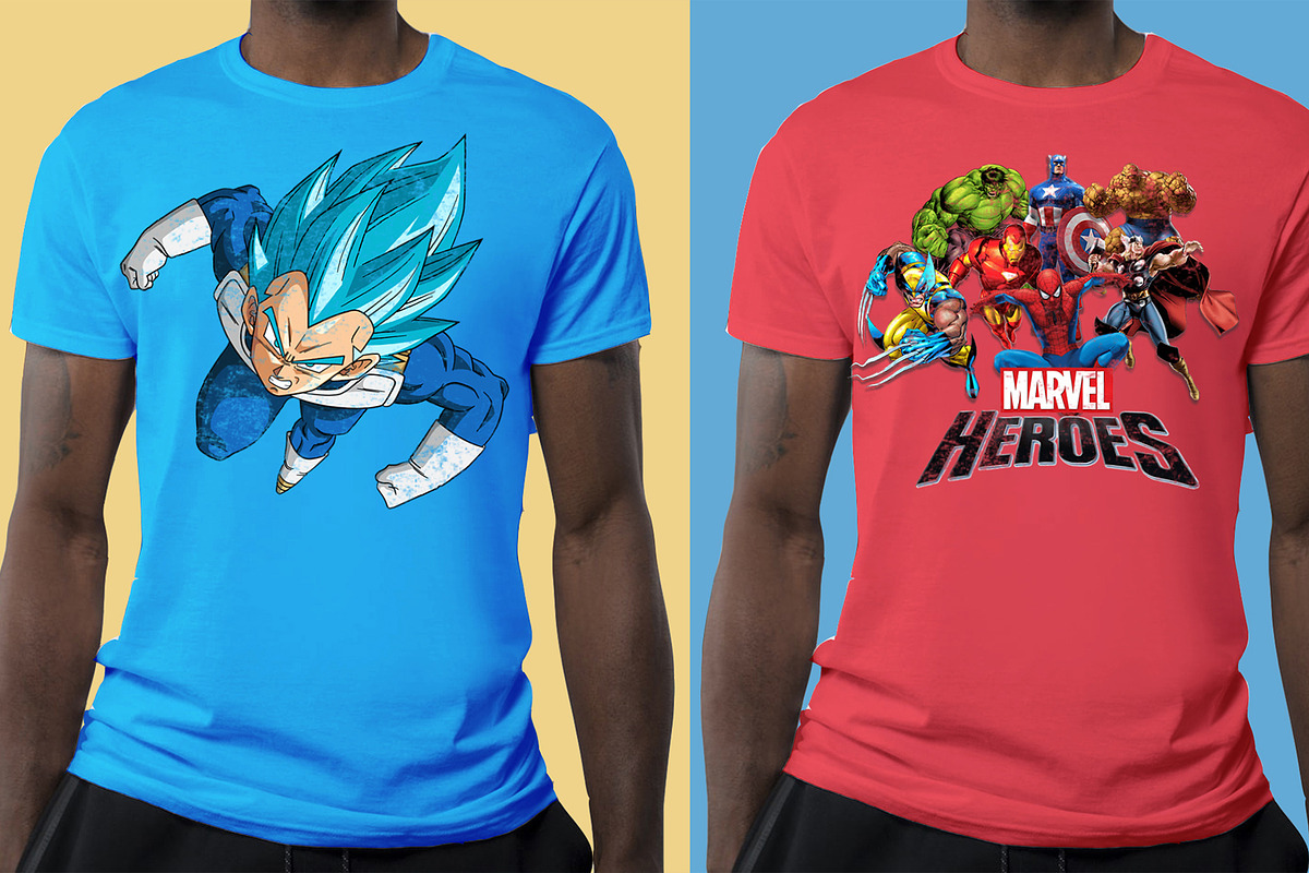 Men T-shirts Mockups, a Shirt Mockup by Carlos Fernando (Photo 6 of 7)
