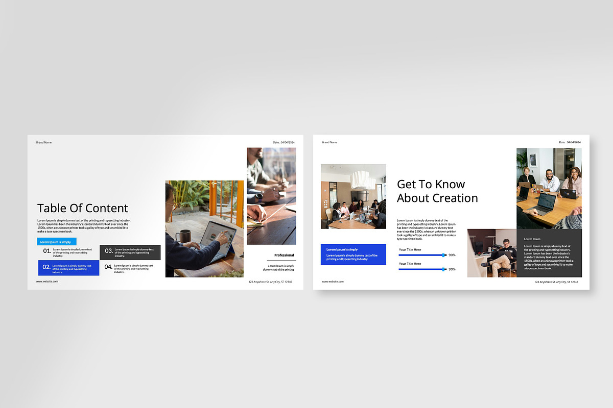 Business Presentation Template, a Presentation Template by Spesifikstd (Photo 2 of 11)