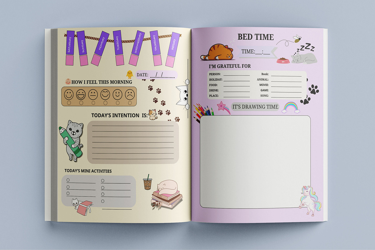 2025 Gratitude Journal for Kids, a Design Template by Book2bees (Photo 4 of 4)