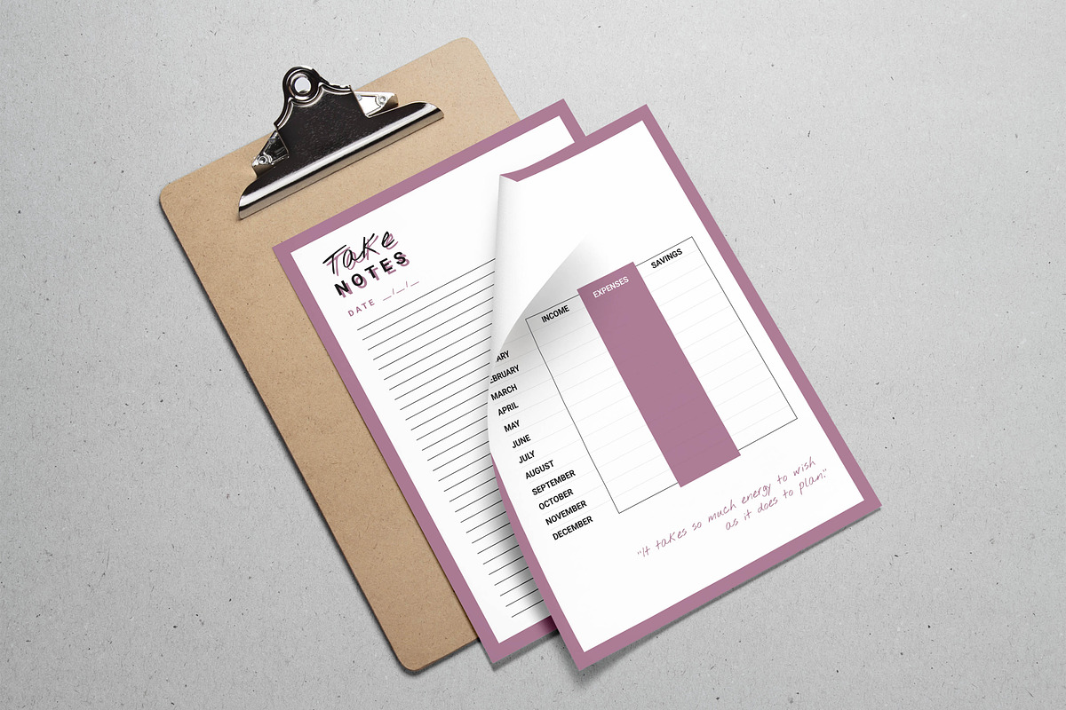 BUNDLE: 4 Styles Planners, a Stationery Template by Outline Design (Photo 4 of 12)
