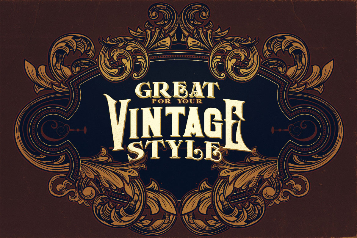 10 Frames Vol.8 - Victorian Ornament, a Background Graphic by Cruzine (Photo 3 of 8)