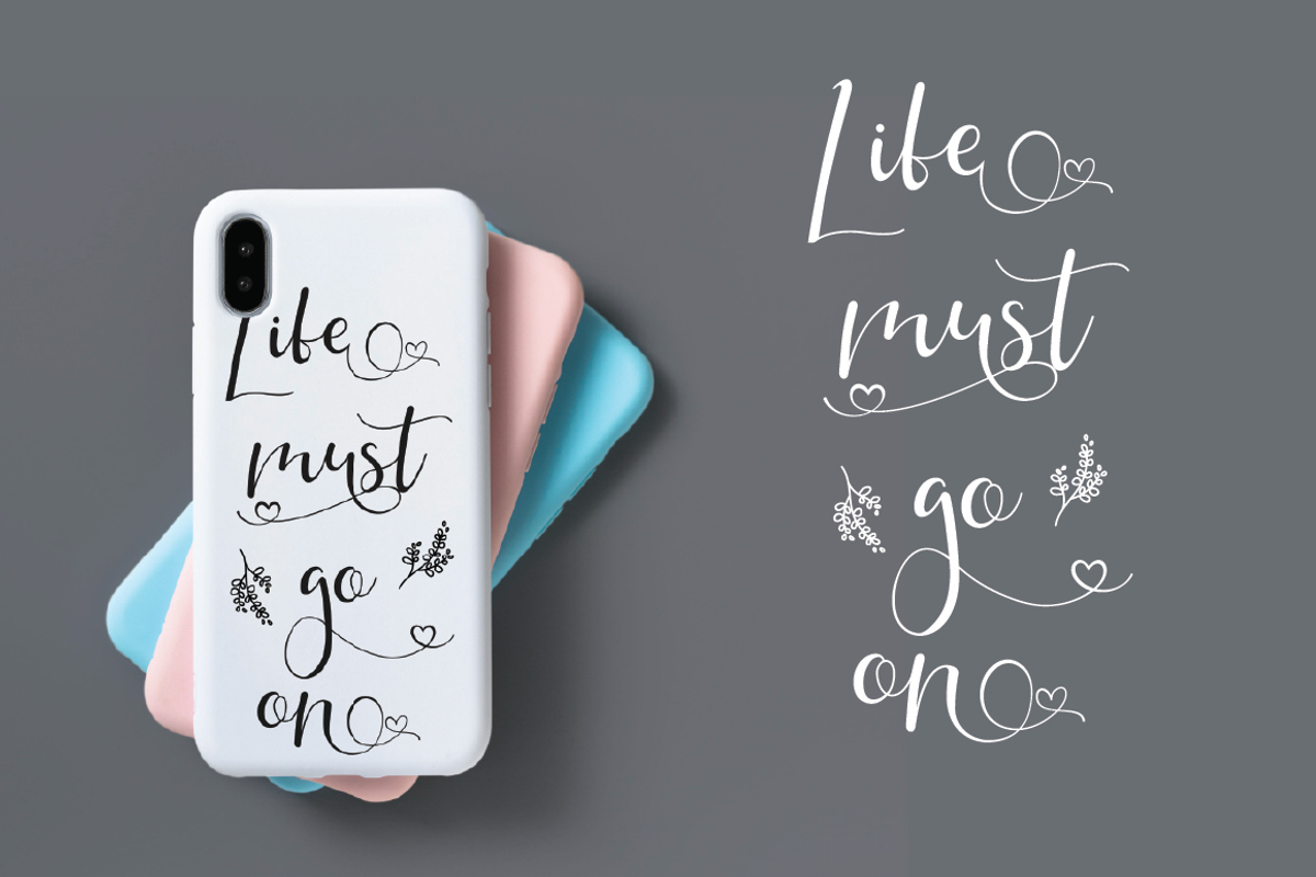 Gayesha - Lovely Script, a Script Font by PutraCetol Studio (Photo 4 of 11)