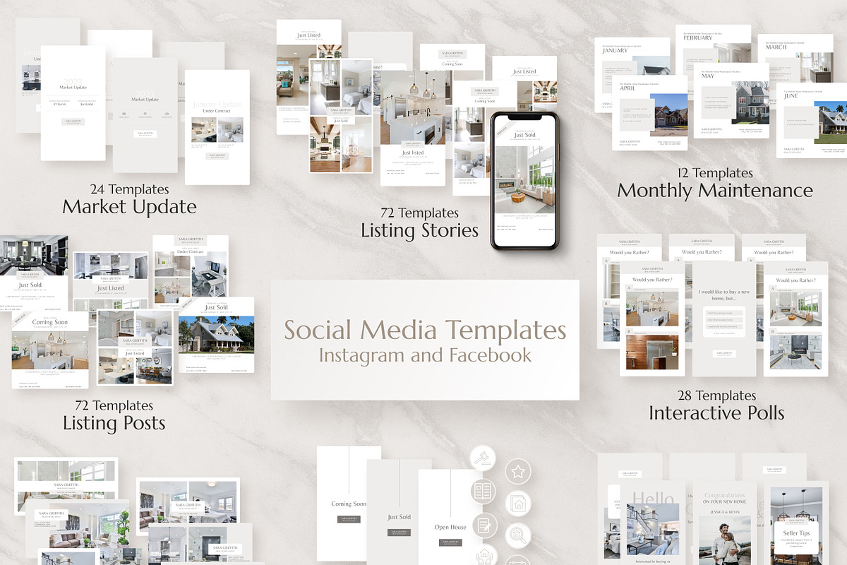 Bundle for Real Estate Marketing, a Social Media Template by Modo Design Studio (Photo 3 of 9)