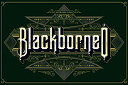 BlackBorneo, a Font by the-sastra (Thumbnail 1 of 5)