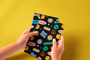 Retro Stickers Pack Elements, a Background Graphic by Abstracto-Create (Thumbnail 7 of 7)