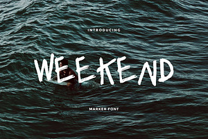 Weekend — Font
