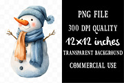 Watercolor Holiday Clipart Bundle, an Illustration by Designking (Thumbnail 4 of 5)