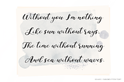 Solar, a Script Font by Larin Type Co. (Thumbnail 5 of 7)