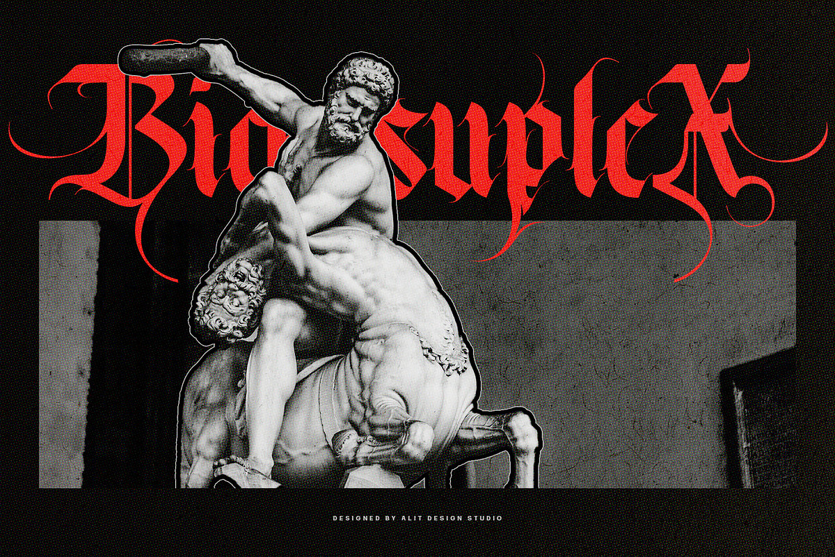 Makhor Metal Blackletter Font, a Blackletter Font by alit design (Photo 9 of 20)