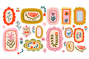 Dopamine folk art, a Decorative Illustration by Chikovnaya (Thumbnail 3 of 15)