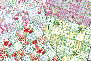 Floral Patchwork Patterns