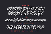 Revictus Script, a Script Font by Letterhend Studio (Thumbnail 7 of 9)