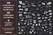 Bakery icons and calligraphy, a Food Illustration by Margo Miller (Thumbnail 3 of 30)