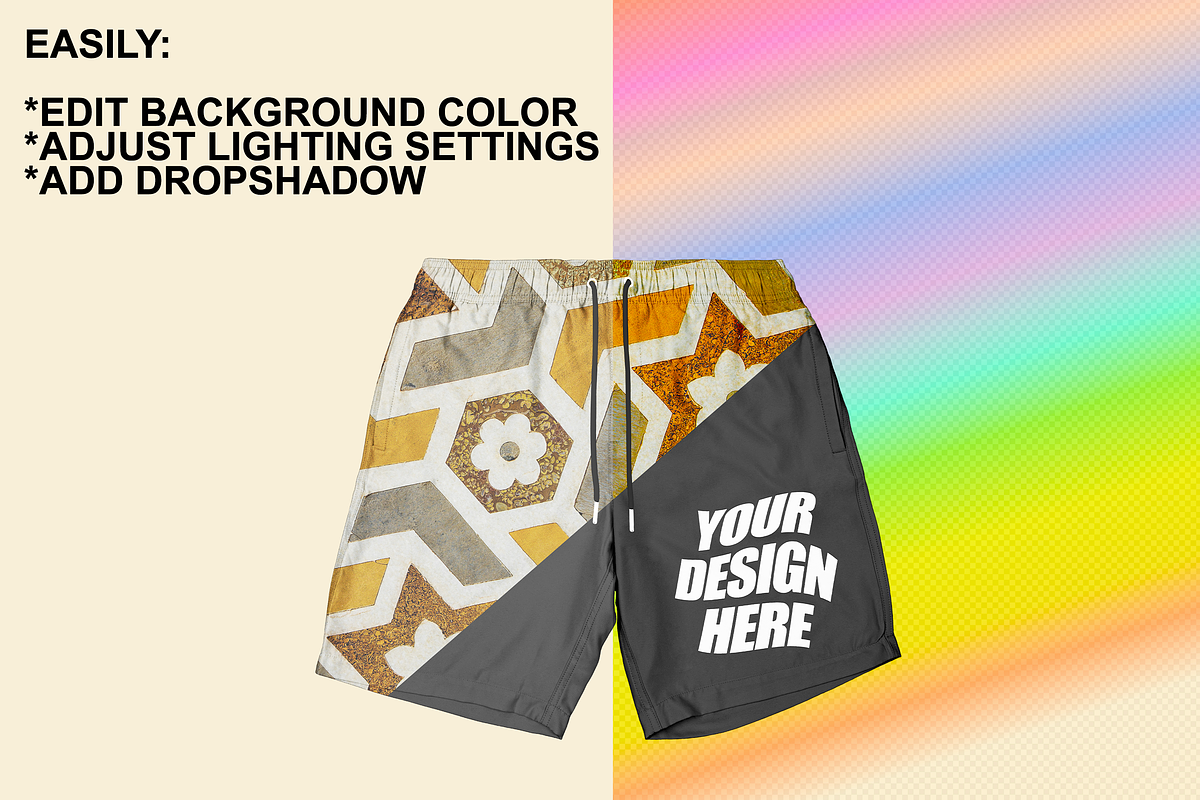 Shorts Mockup for Streetwear, a Bottom Mockup by Infinity Mockups (Photo 4 of 8)