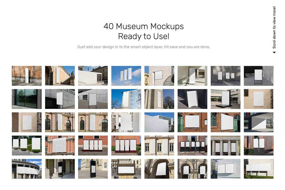 Museum Mockups - Poster & Billboards, an Advertising Mockup by Mr.Mockup™ (Photo 3 of 20)