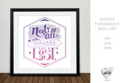Not All Who Wander are Lost, a Decorative Illustration by Nat (Thumbnail 2 of 3)