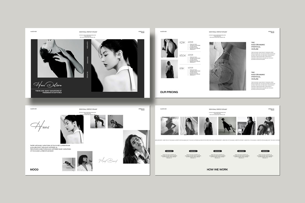 HAUS | Brand Proposal Presentation, a Presentation Template by Slide-Agency (Photo 4 of 11)