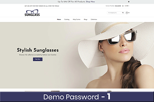 Sunglass Fashion Shopify Theme