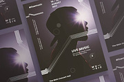 Music concert poster template, a Social Media Template by fashionaddict (Thumbnail 2 of 5)