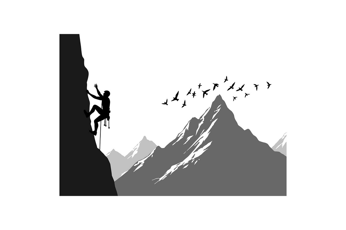 Adventure Hiking Silhouette Bundle, an Object Graphic by Designs_River (Photo 2 of 16)