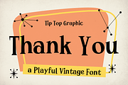 Weirtoz - A Playful Vintage Font, a Serif Font by Tiptop Graphic (Thumbnail 9 of 9)