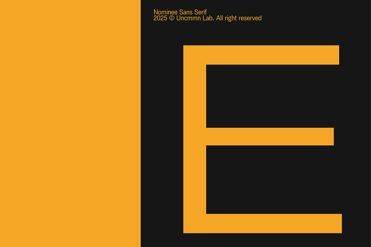 Uncmmn Nominee Sans Serif 21 Style, a Font by Kotivoro (Photo 15 of 30)