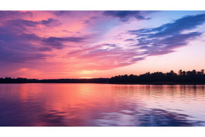 golden sunset sky background ai, a Nature Photo by pikepicture