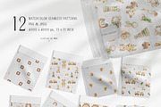Watercolor Baby Eco Toys Clipart, an Animal Illustration by Daryartsy (Thumbnail 5 of 6)