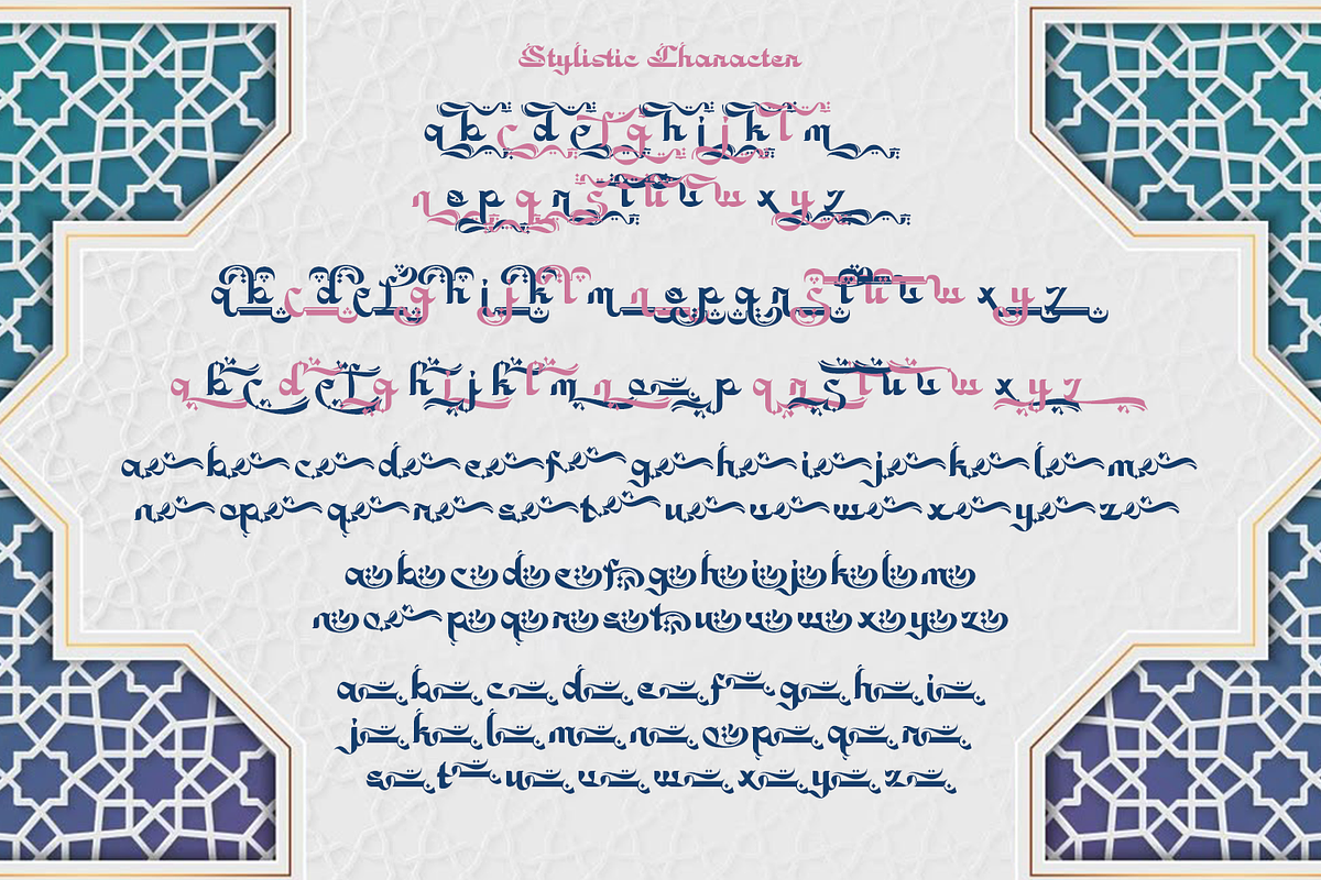 Khairullah - Arabic Font, a Symbol Font by madeDeduk (Photo 9 of 10)