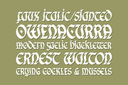 Eachtra | Modern Blackletter Font, a Blackletter Font by Twicolabs Fontdation (Thumbnail 4 of 8)
