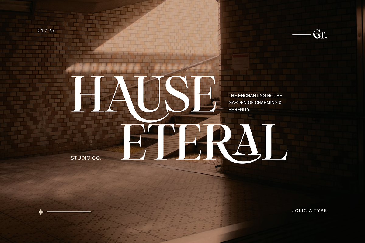 Gloria Rocha | Glamorous Serif Font, a Serif Font by Jolicia Type (Photo 5 of 11)