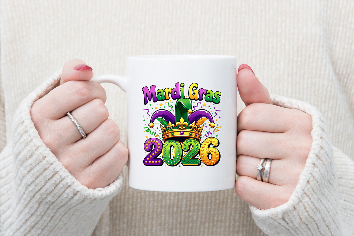 Happy Mardi Gras 2026 Png, an Illustration by designcity5 (Photo 7 of 9)