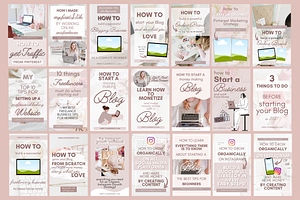 65 Pinterest Templates 3 BONUSES