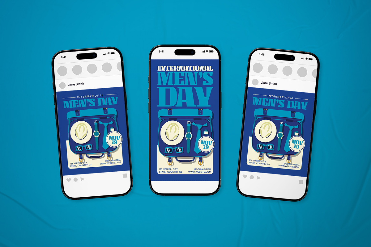 International Men's Day Flyer Set, a Flyer Template by The Good Store (Photo 2 of 2)