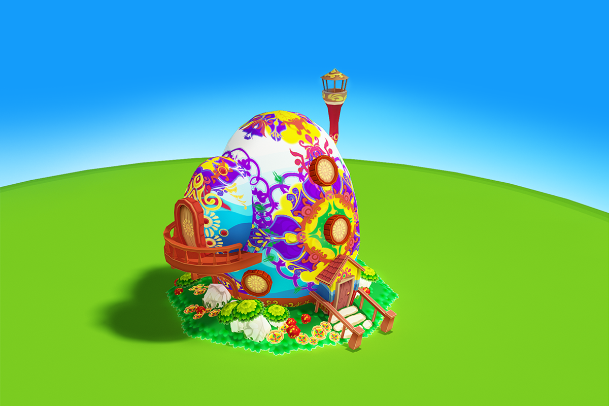 Cartoon Easter Village, an Environmental 3D Model by Souchenki (Photo 16 of 31)