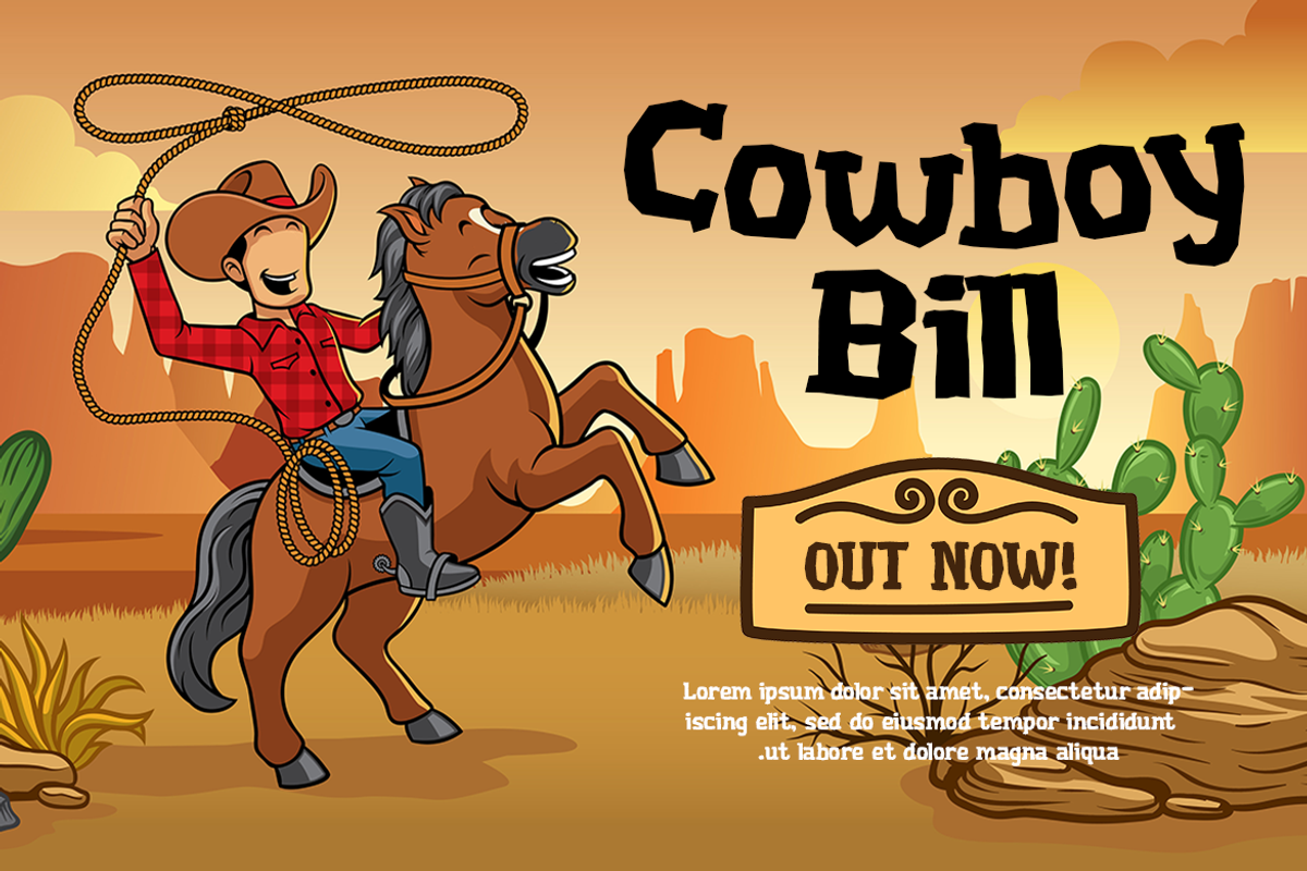 Deputy Jack - Cowboy Kids Font, a Sans Serif Font by Modestype Studio (Photo 5 of 10)