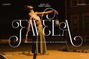 Favela, a Font by Font Liner